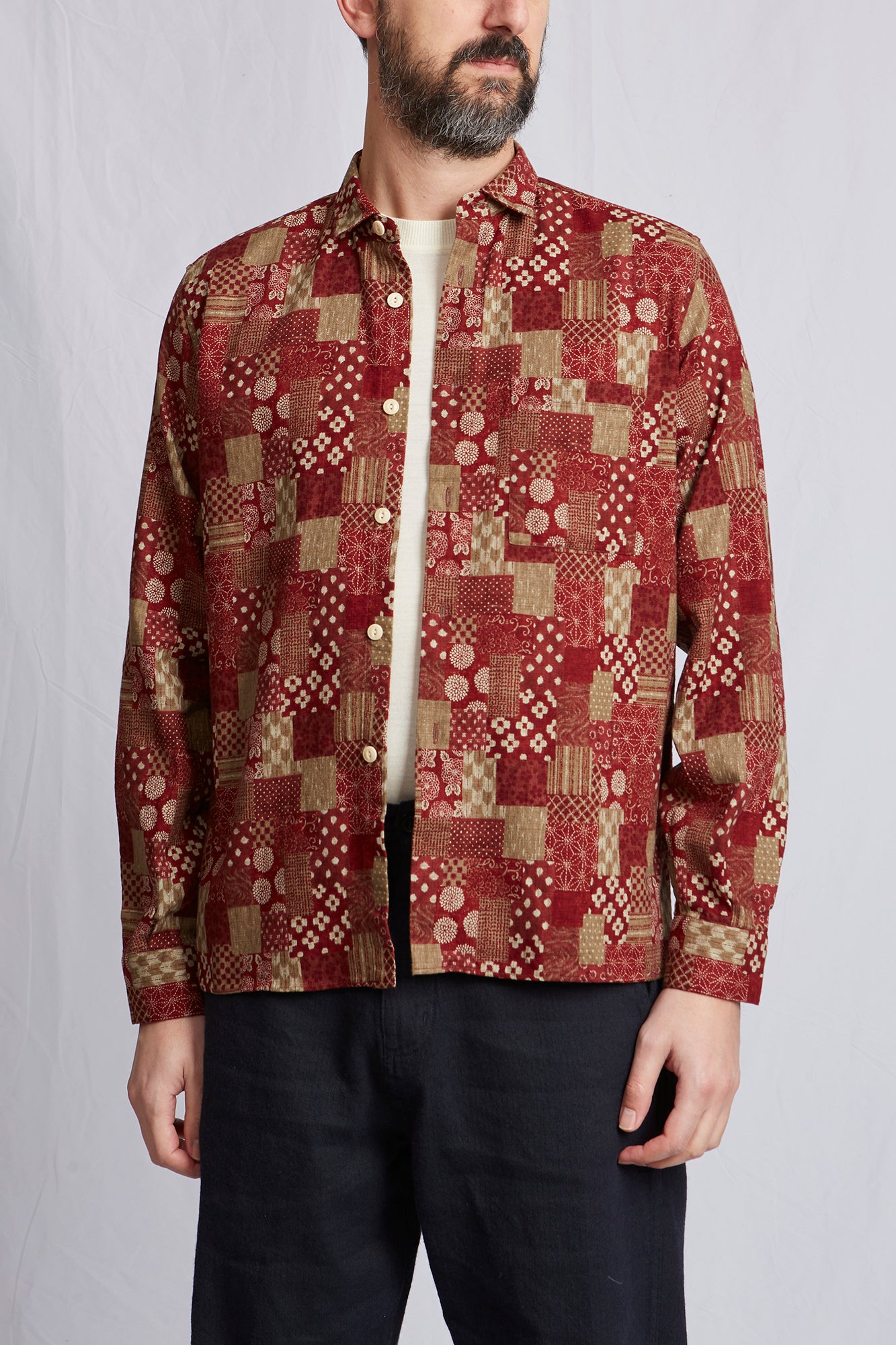 CALI red patch print