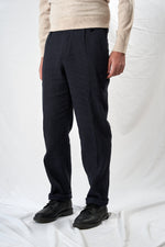 MINIERA hemp cotton wool HERRINGBONE GRAY 4212
