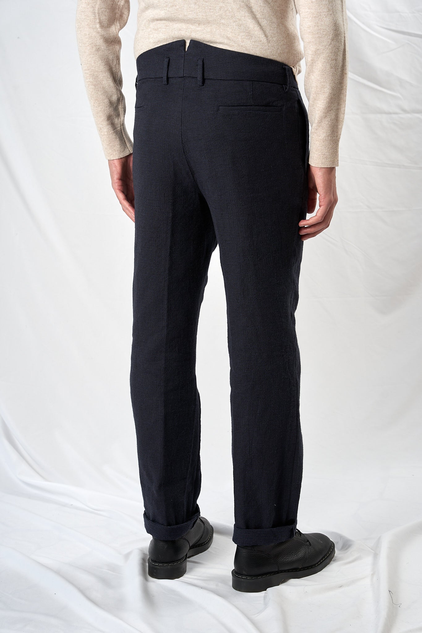 MINIERA hemp cotton wool HERRINGBONE GRAY 4212