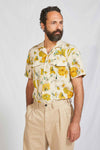 CAMP COLLAR hundred linen print 3147