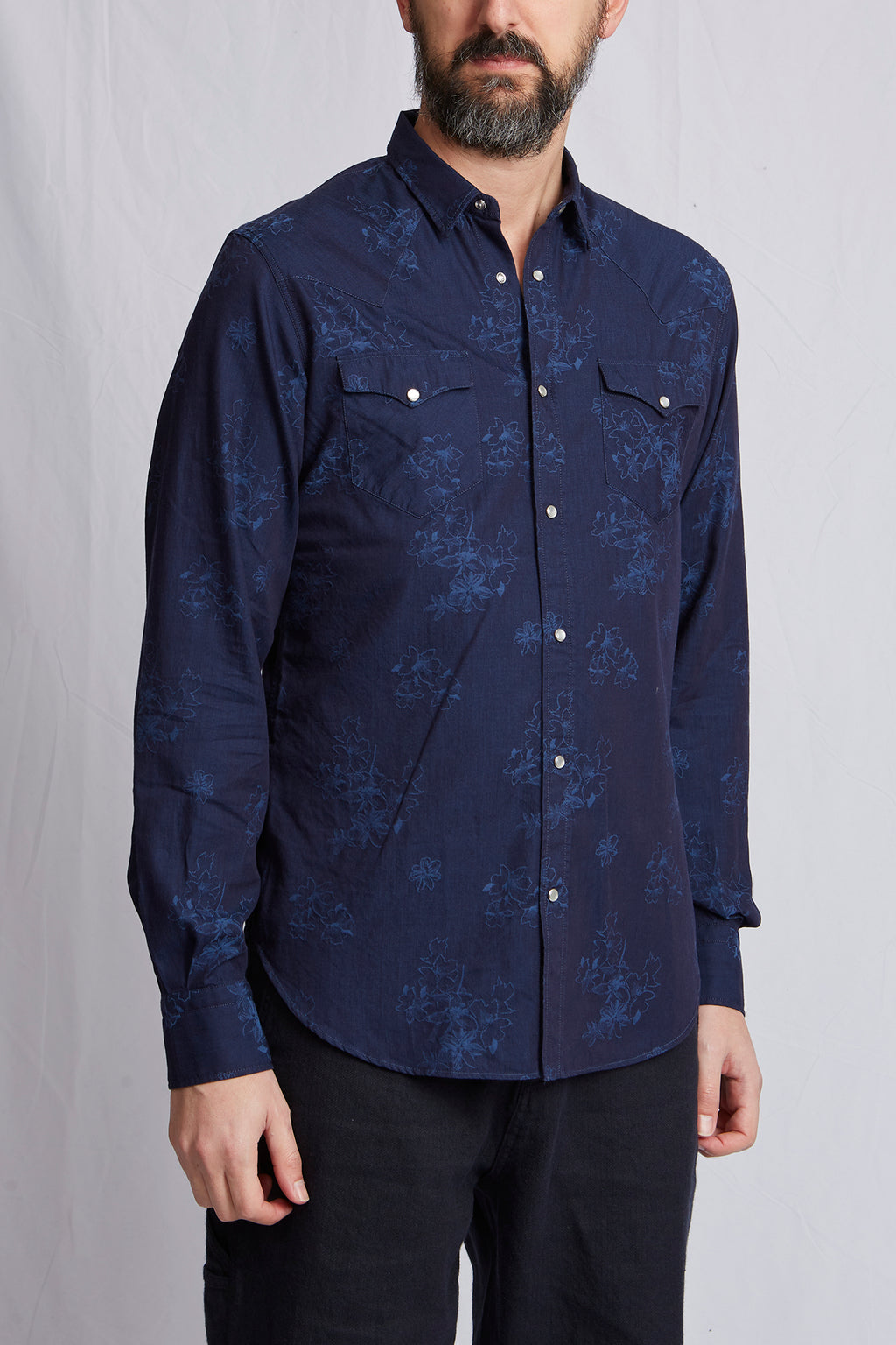 CASSIDY indigo jacquard 3208