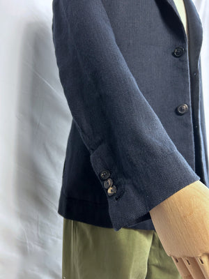 BLAZER hemp wool cotton navy 3212 we