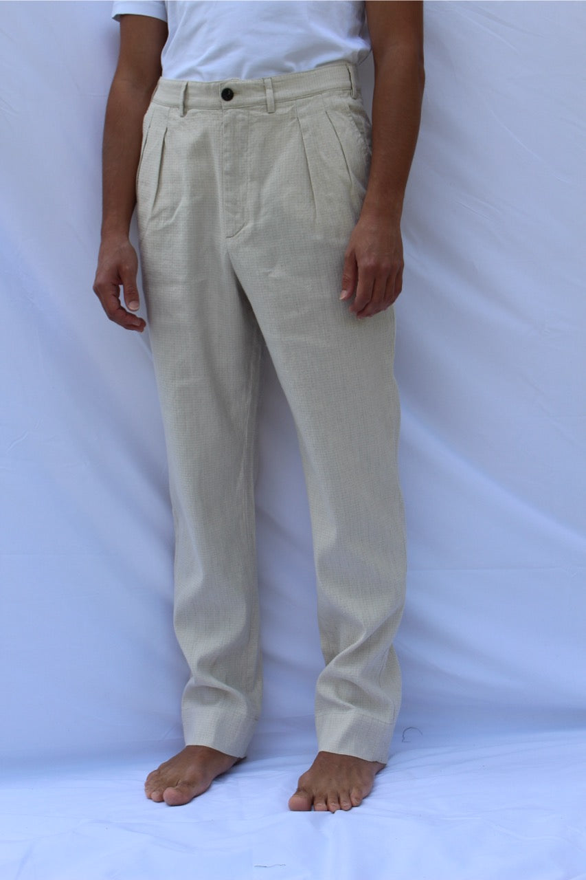 LUCIO hemp cotton stone 4138