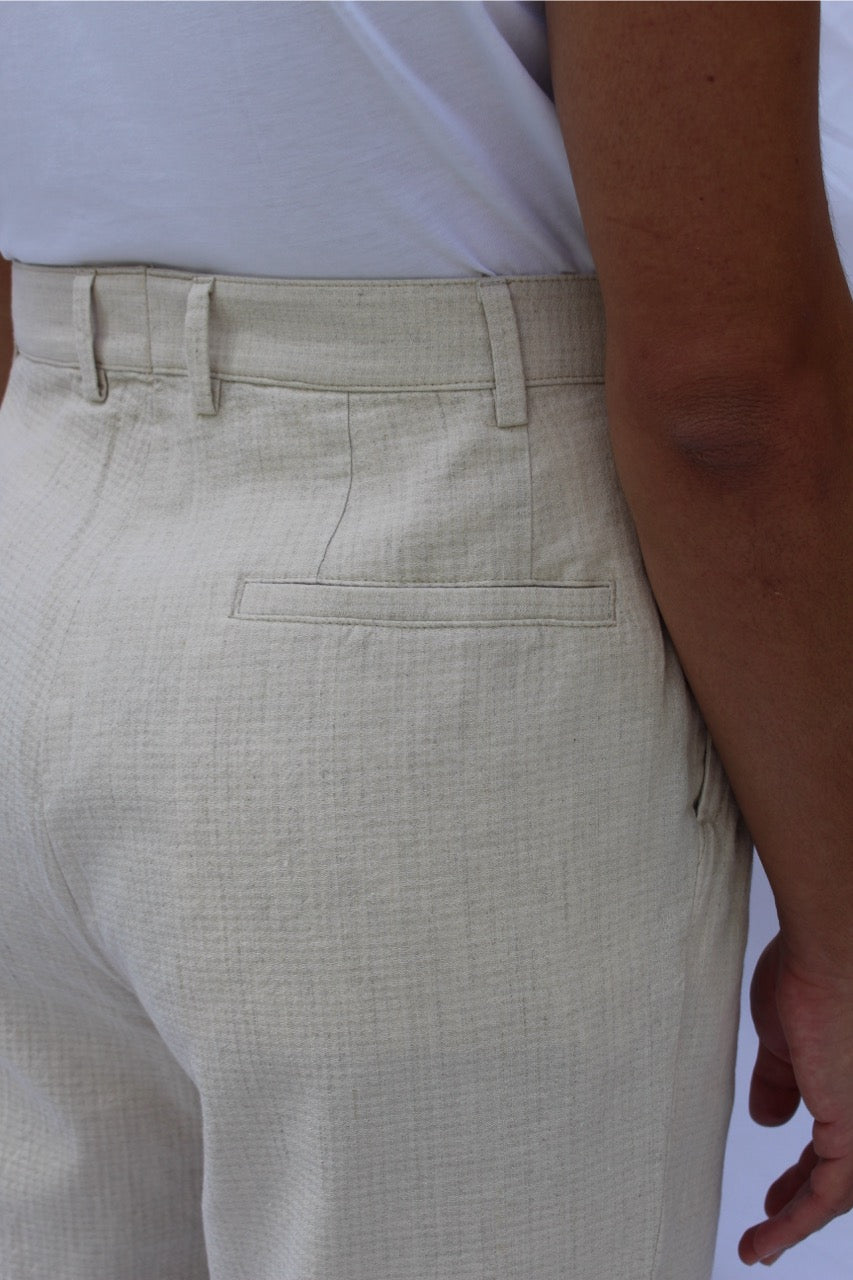 LUCIO hemp cotton stone 4138
