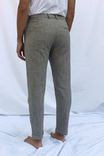 PAUL hemp cotton pie de poule gray 4140