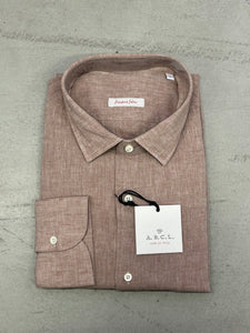LIBERTY chambray linen blended dusty pink 3114