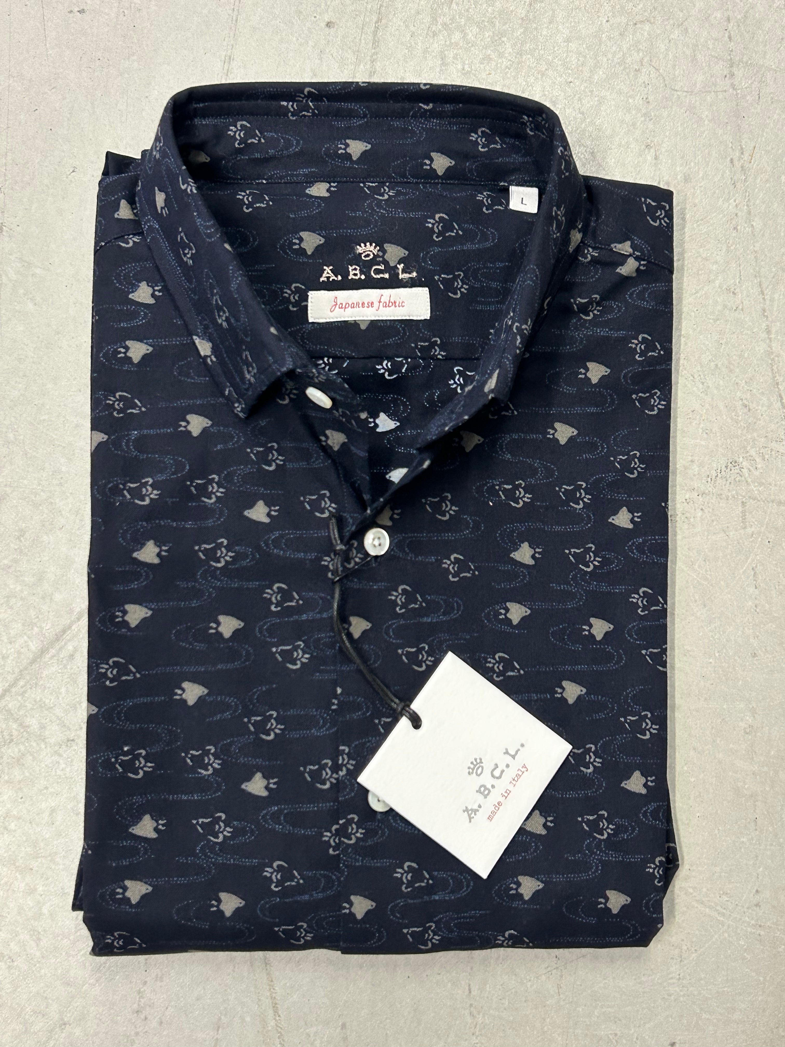 LIBERTY blue corrosion bird print indigo 3226
