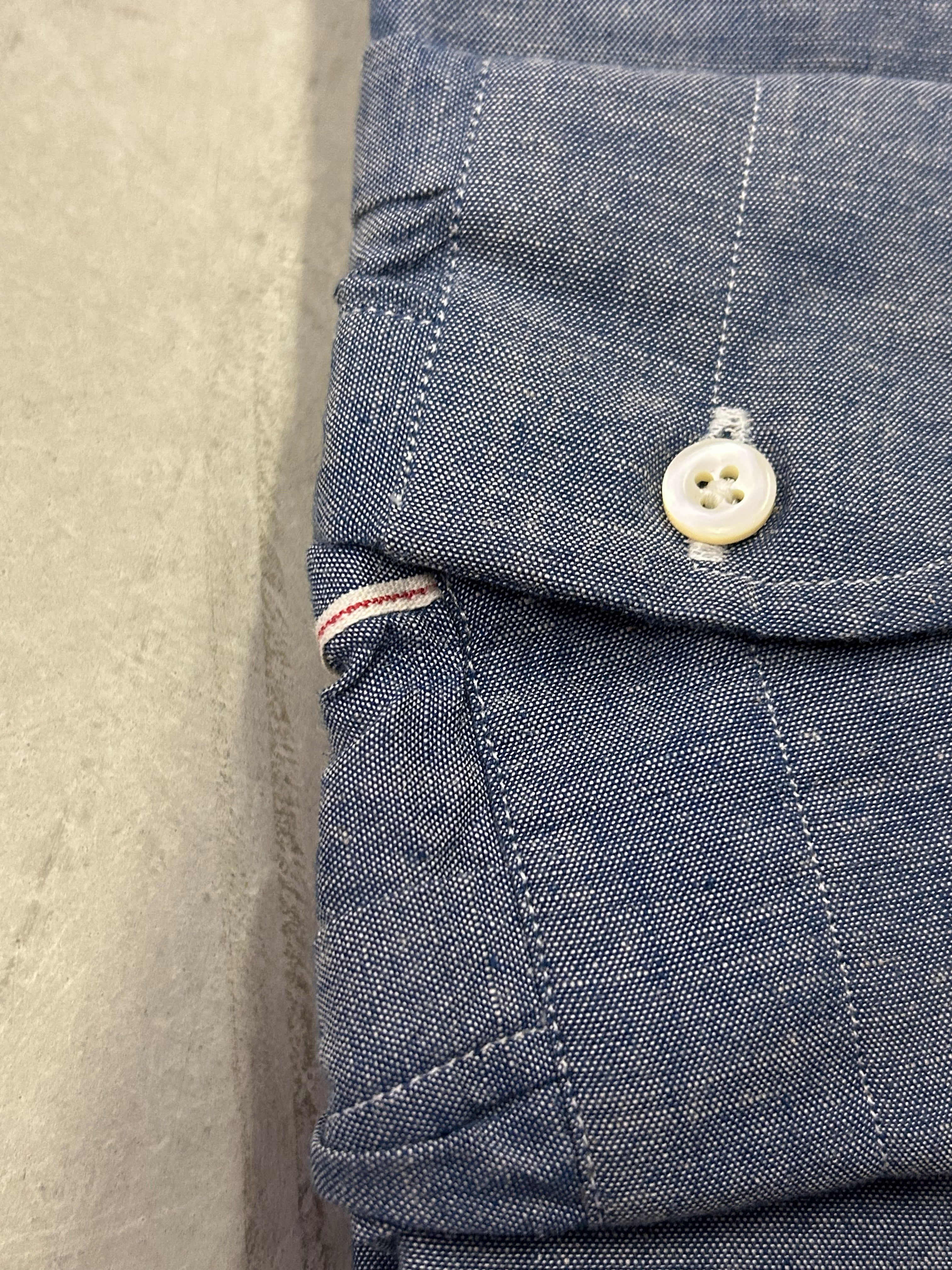 LIBERTY cotton linen ramie SELVEDGE chambray 1107
