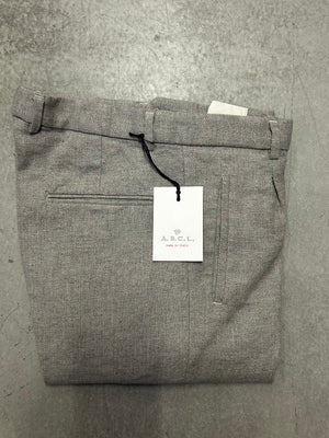 PAUL linen wool herringbone gray 3216