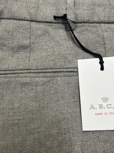 PAUL linen wool herringbone gray 3216