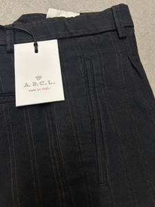 PAUL hemp cotton dark stripe 3218