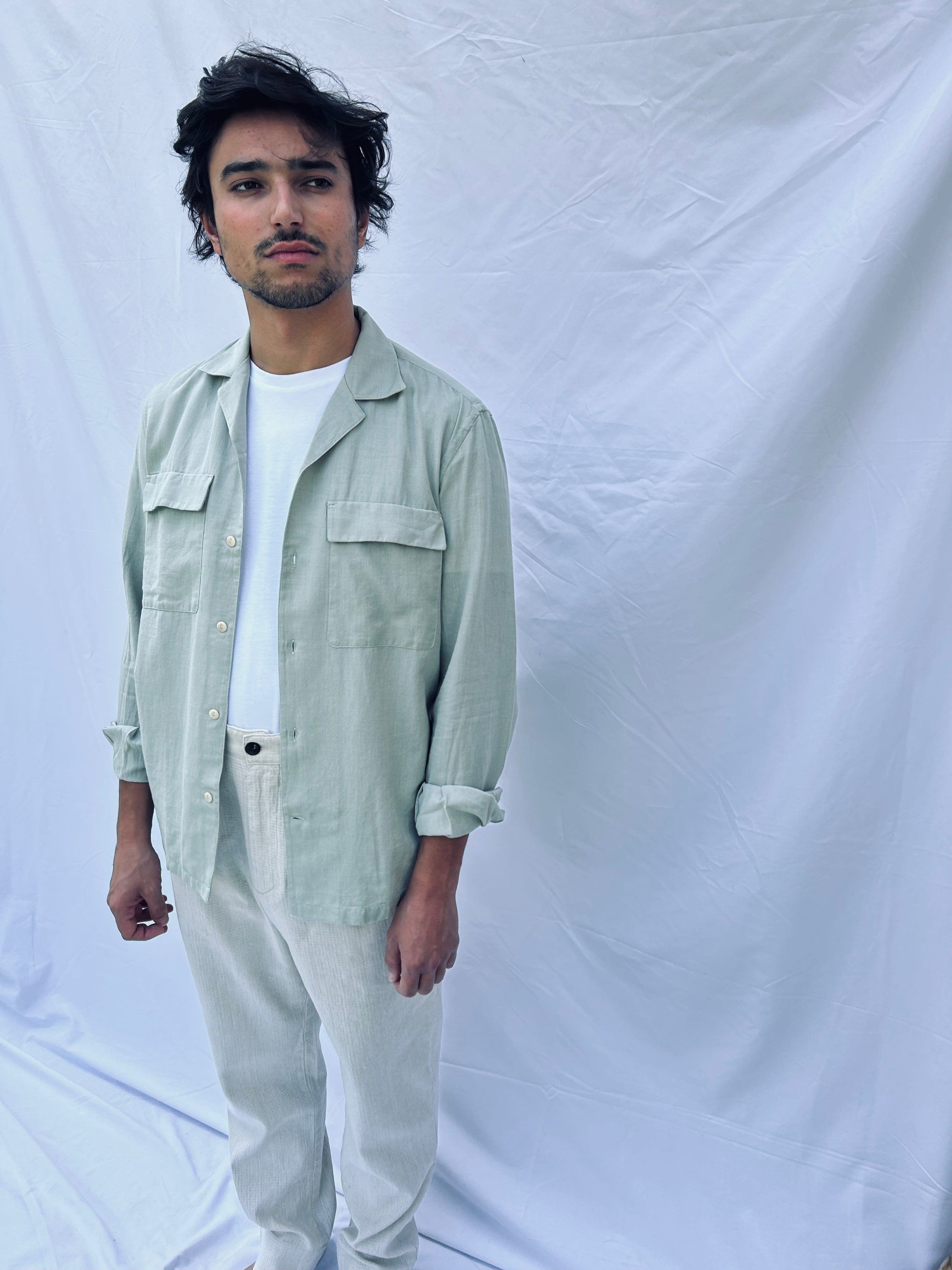LUCIO hemp cotton stone 4138