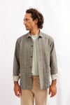 KIMI hemp cotton herringbone gray 3139