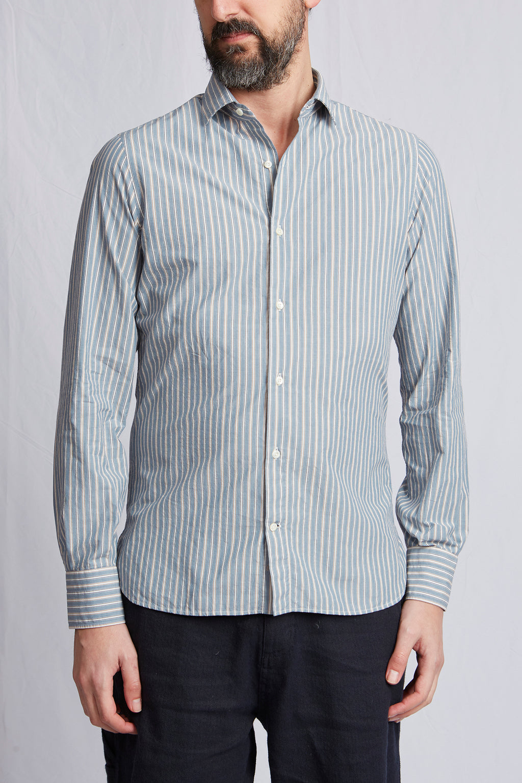 LIBERTY rigata in cotone supima 3236