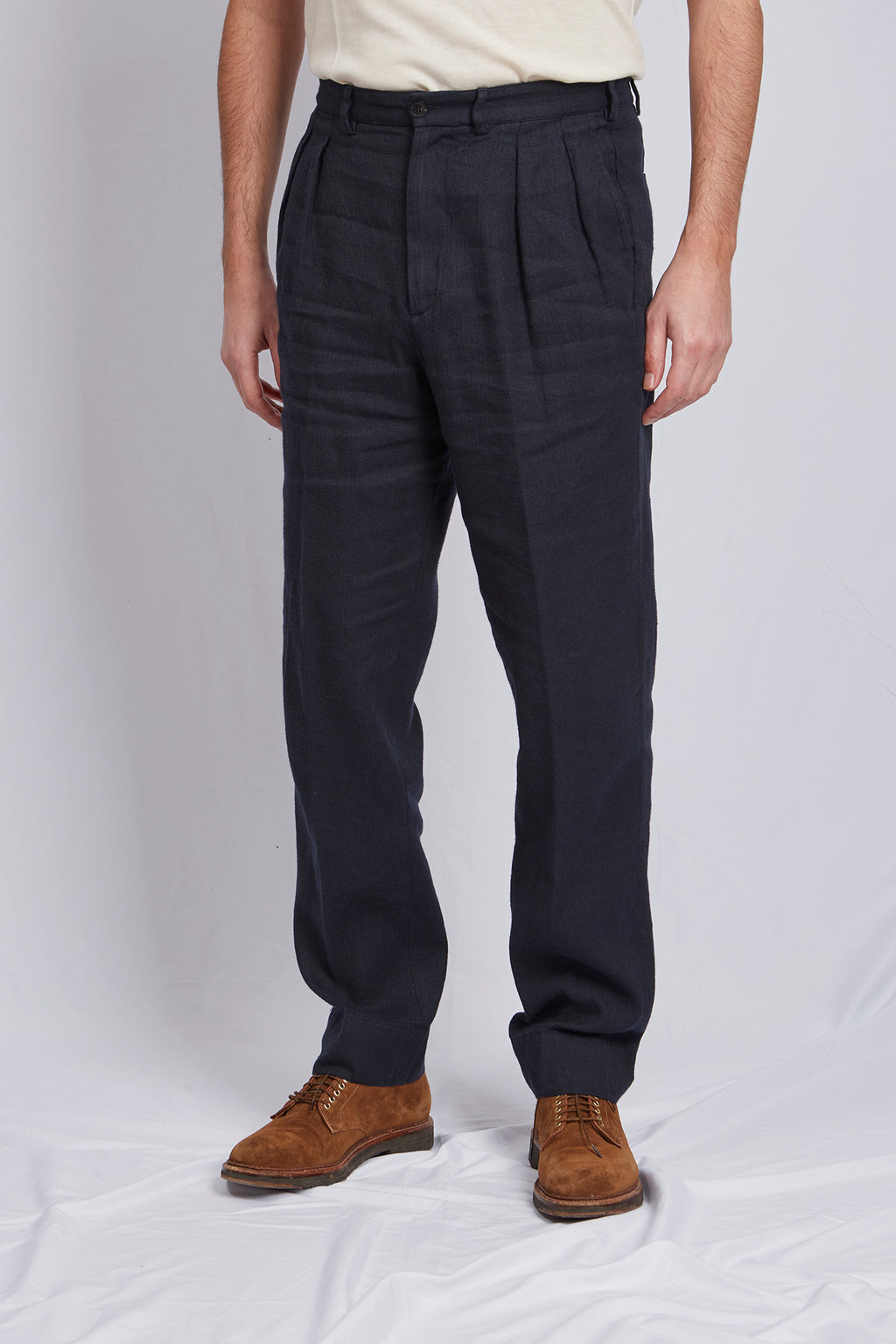 LUCIO hemp wool navy 3212