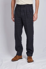 LUCIO hemp wool navy 3212