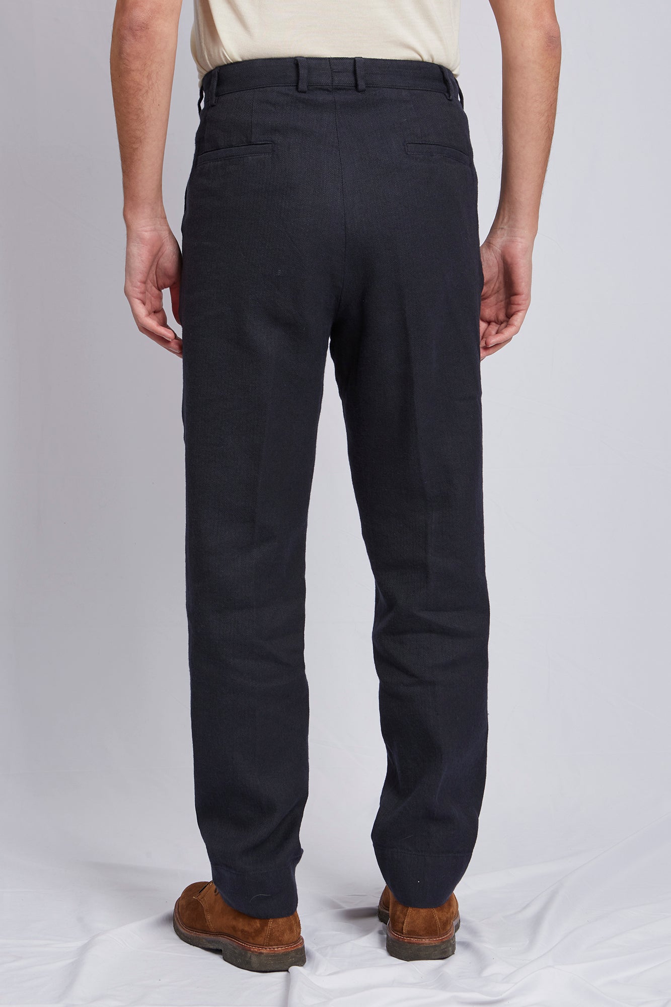 LUCIO hemp wool navy 3212