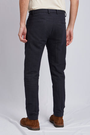 PAUL hemp cotton navy 3219