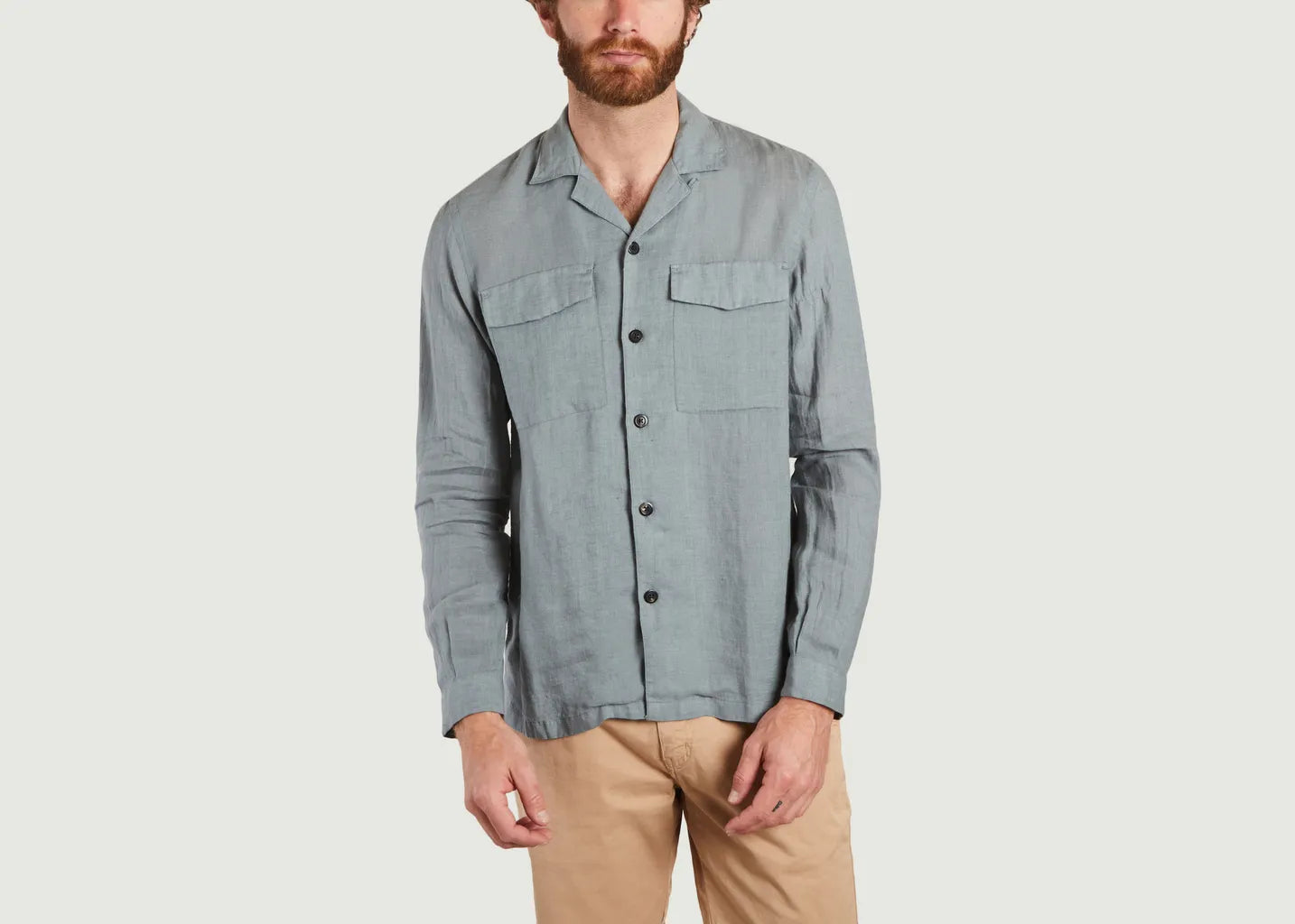 CAMP JACKET hundred linen sage 2132