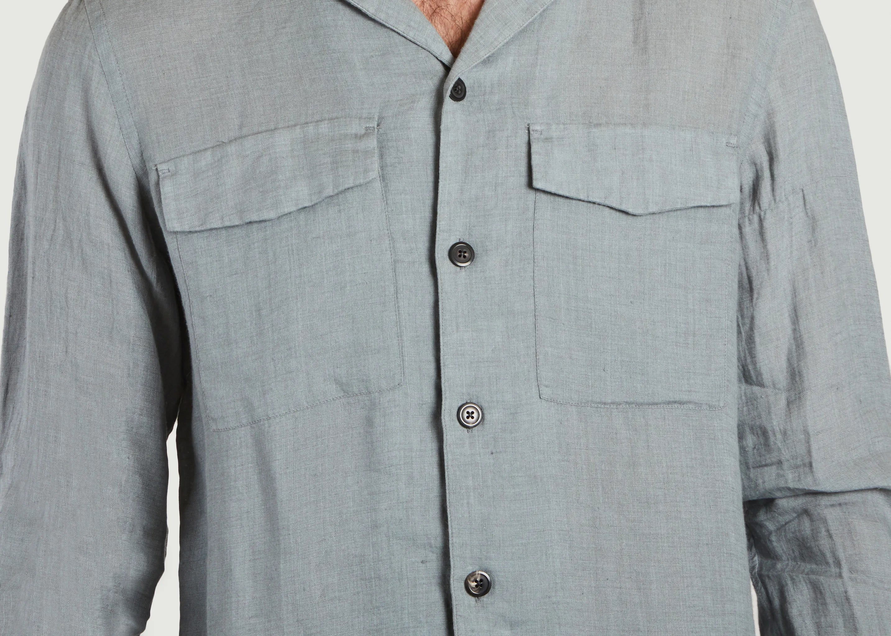 CAMP JACKET hundred linen sage 2132