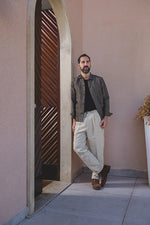 LUCIO canapa lana cotone pietra 2230