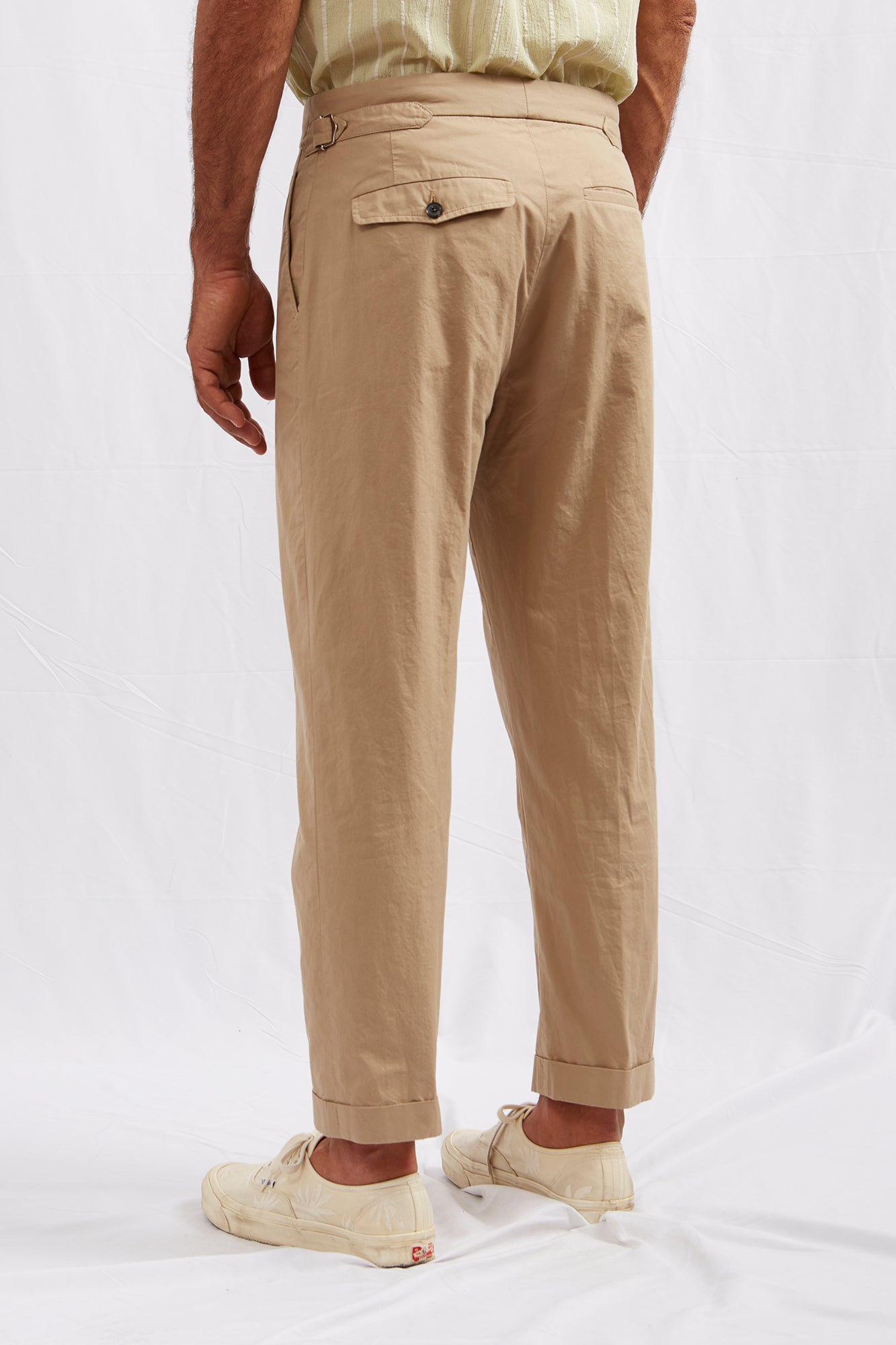 ALVISE Japanese gabardine beige 3130