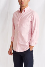 BD pale pink selvedge oxford 1112