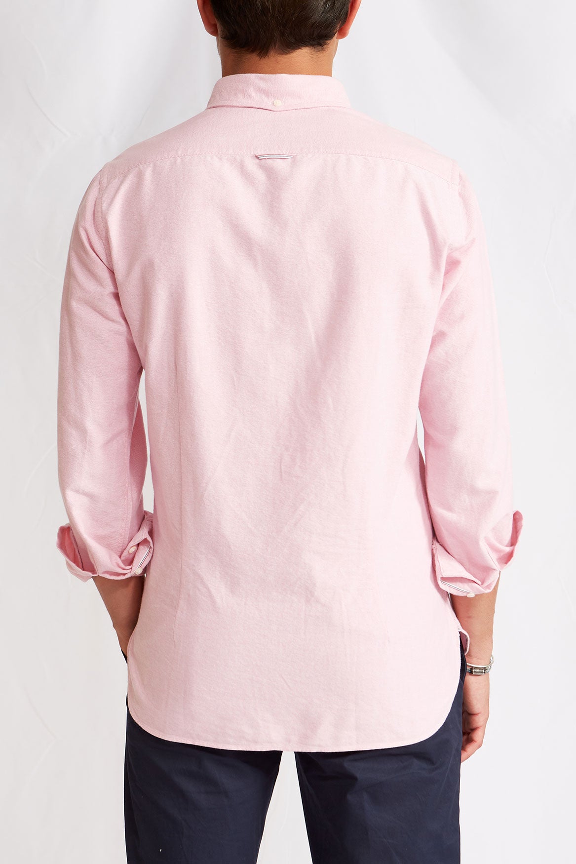 BD pale pink selvedge oxford 1112