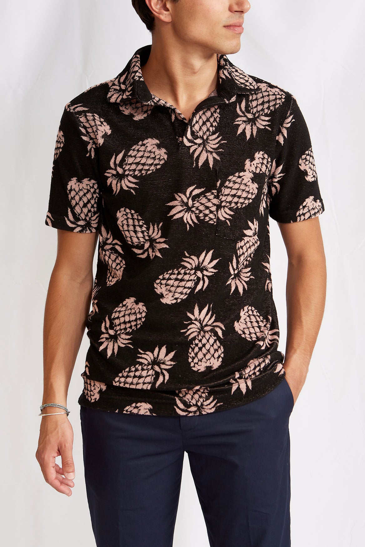 bow polo 1142 pink ananas