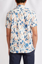 CAMP COLLAR flower print 1140