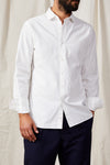 MATTE cotton TWILL selvedge white 1206