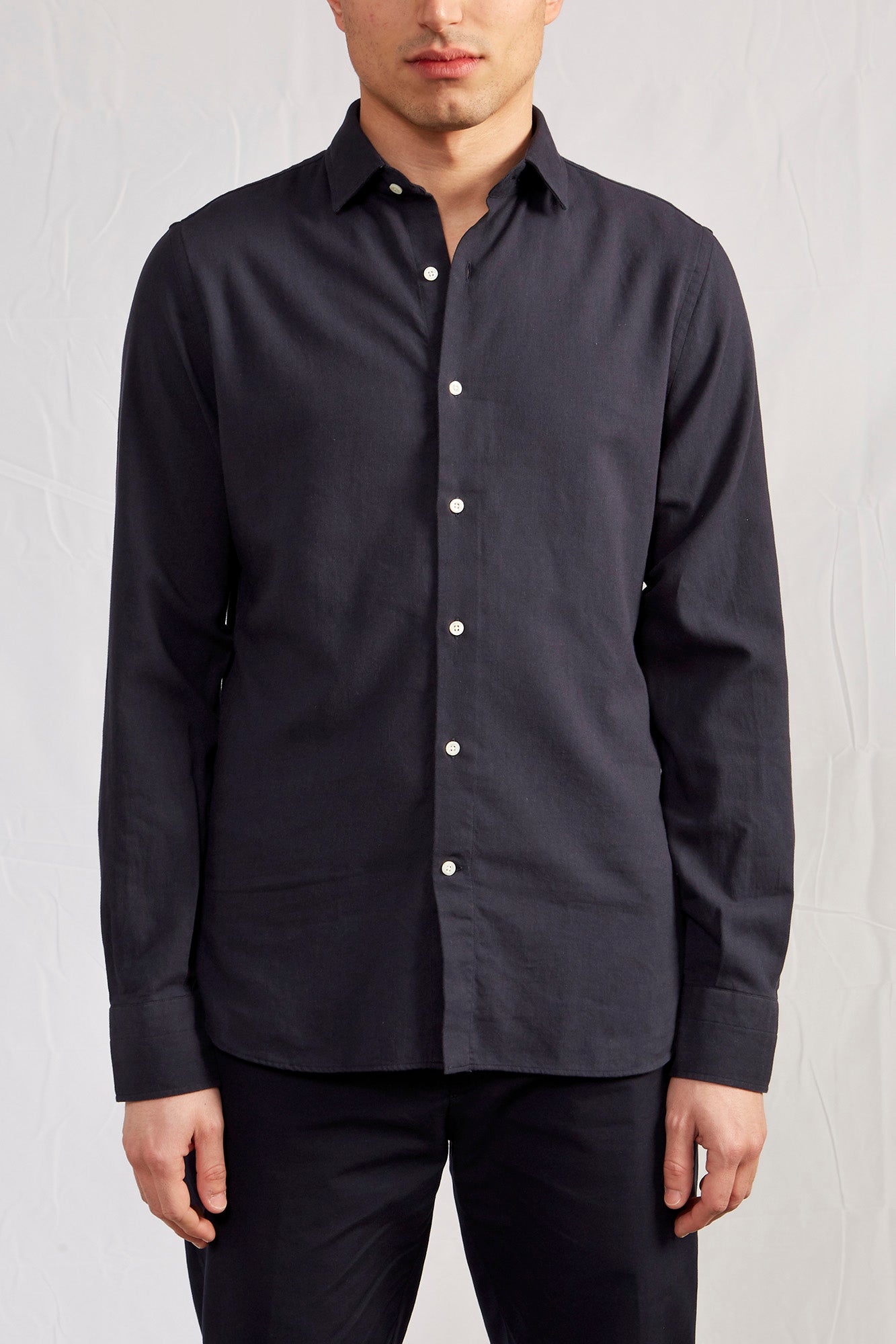 Liberty PAPER cotton navy 1202