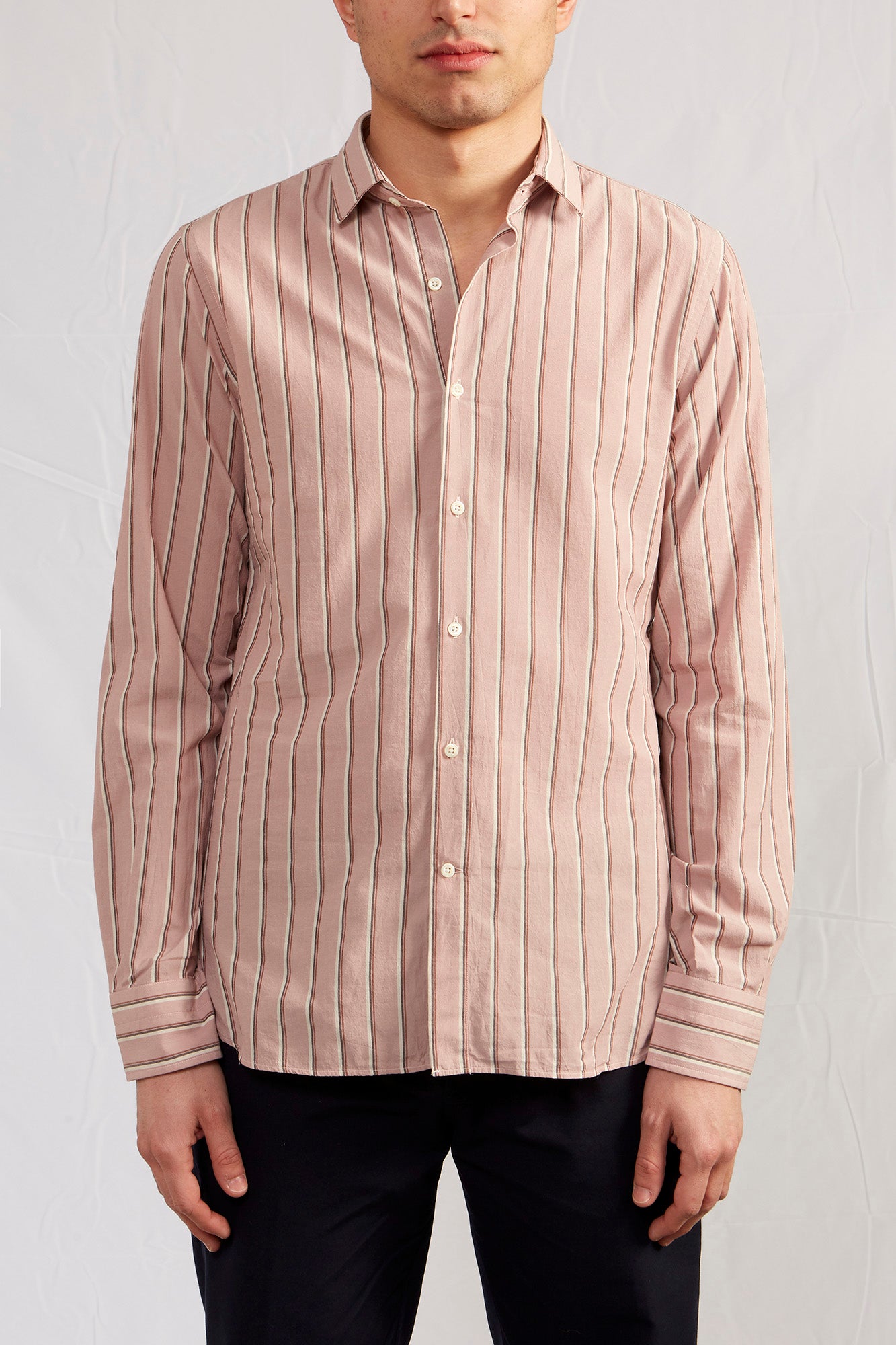 Liberty cotton crepe stripe 1213