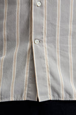 Liberty SUPIMA brown stripe cotton 3206