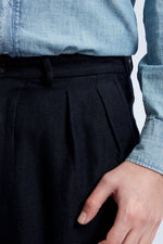 LUCIO hemp wool cotton navy 2233