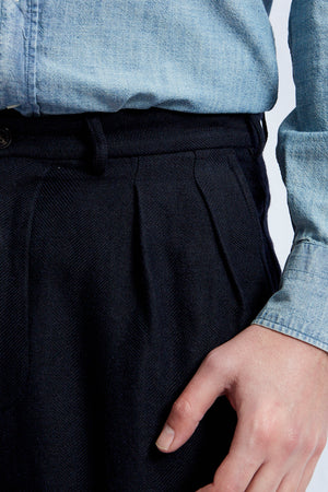 LUCIO hemp wool cotton navy 2233