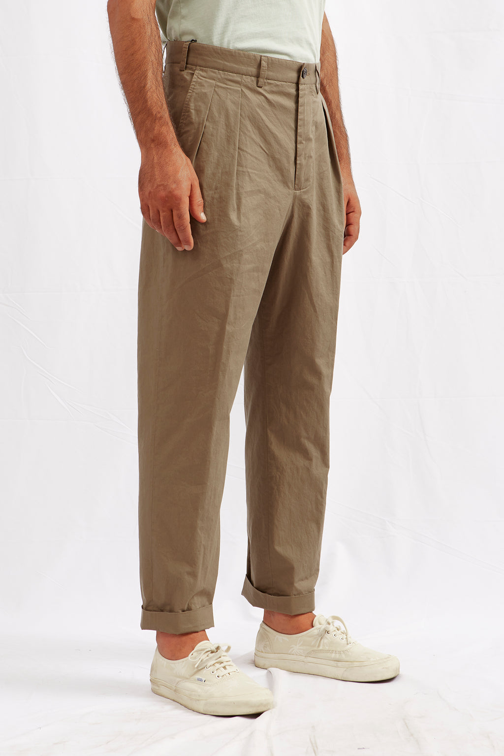 LUCIO Japanese gabardine military 3131