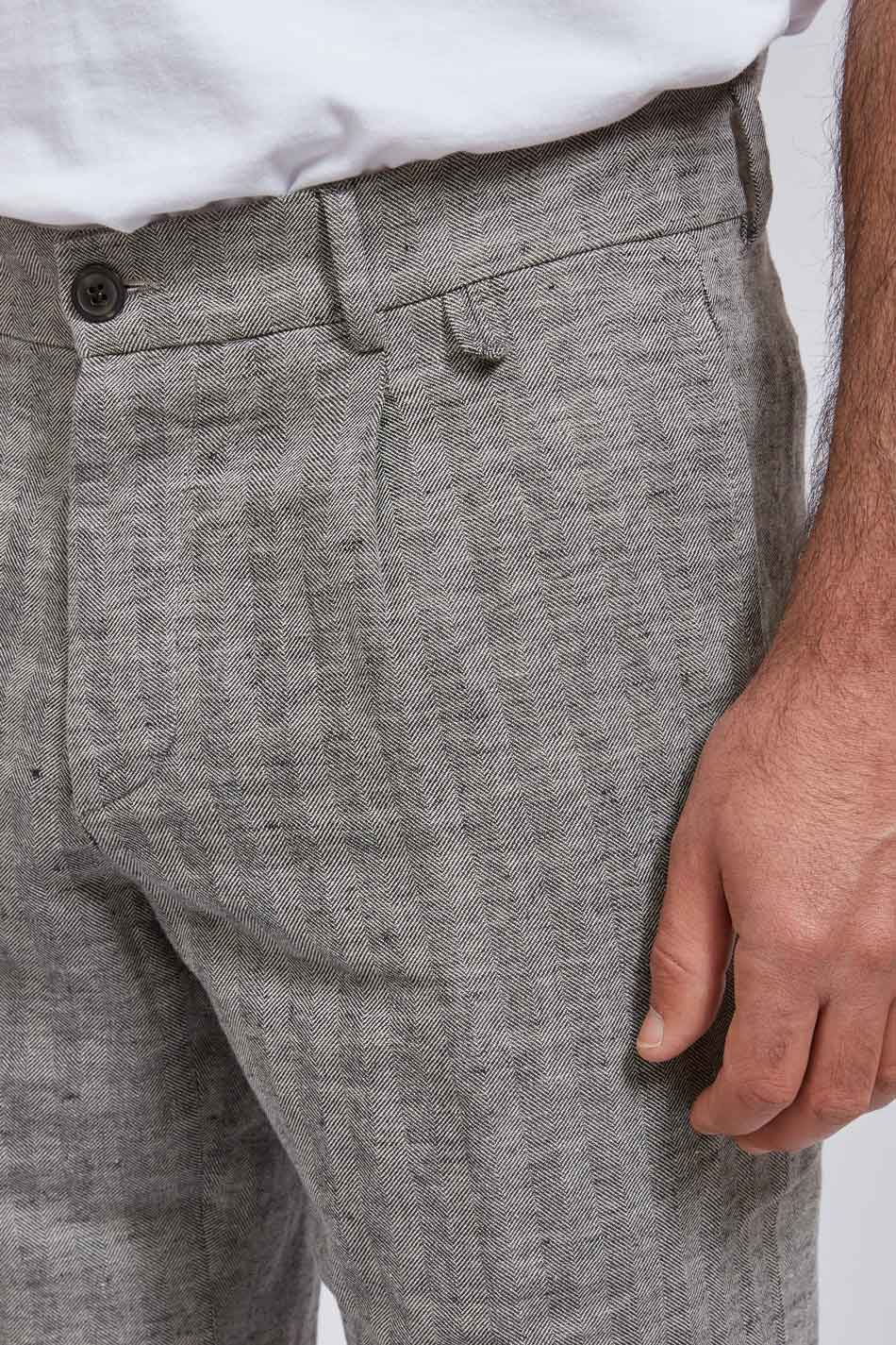 MINIERA canapa cotone spinato GRIGIO 3139