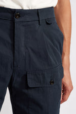 miniera pocket broken cotton nylon NAVY 1144