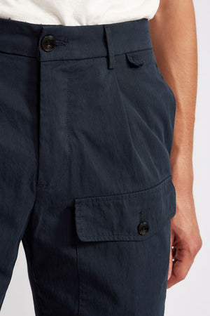miniera pocket broken cotton nylon NAVY 1144