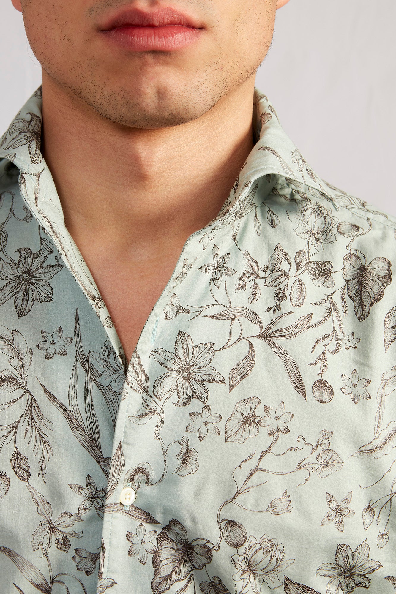 Liberty flower print sage 2108