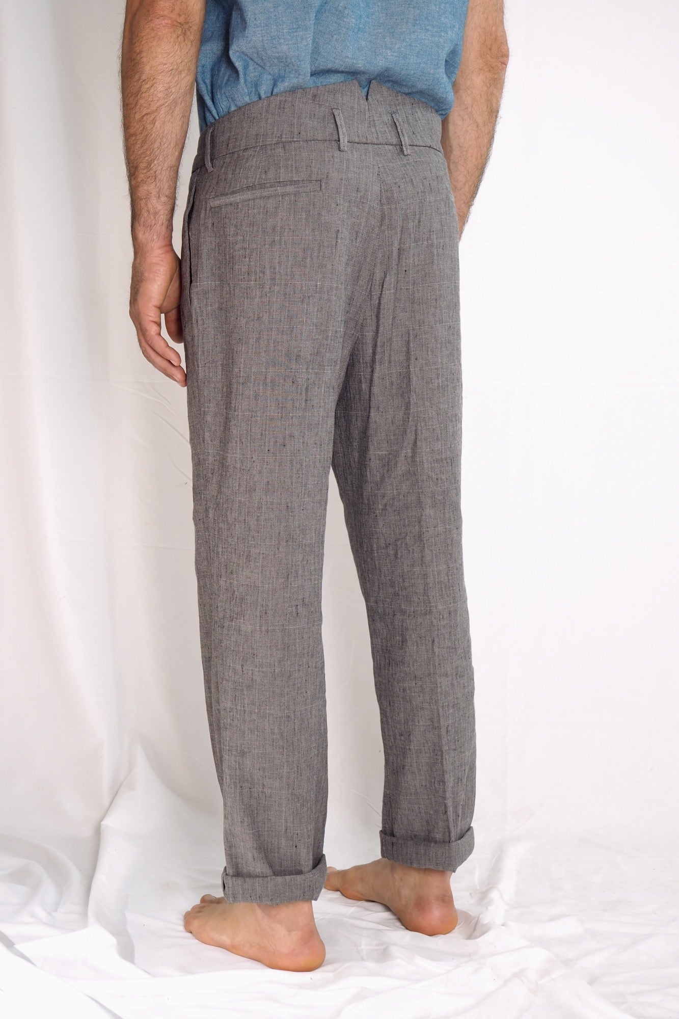 miniera linen cotton comfort gray 2149