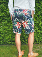 DESERT cotton linen HAWAII print 9101