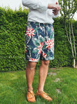 DESERT cotton linen HAWAII print 9101