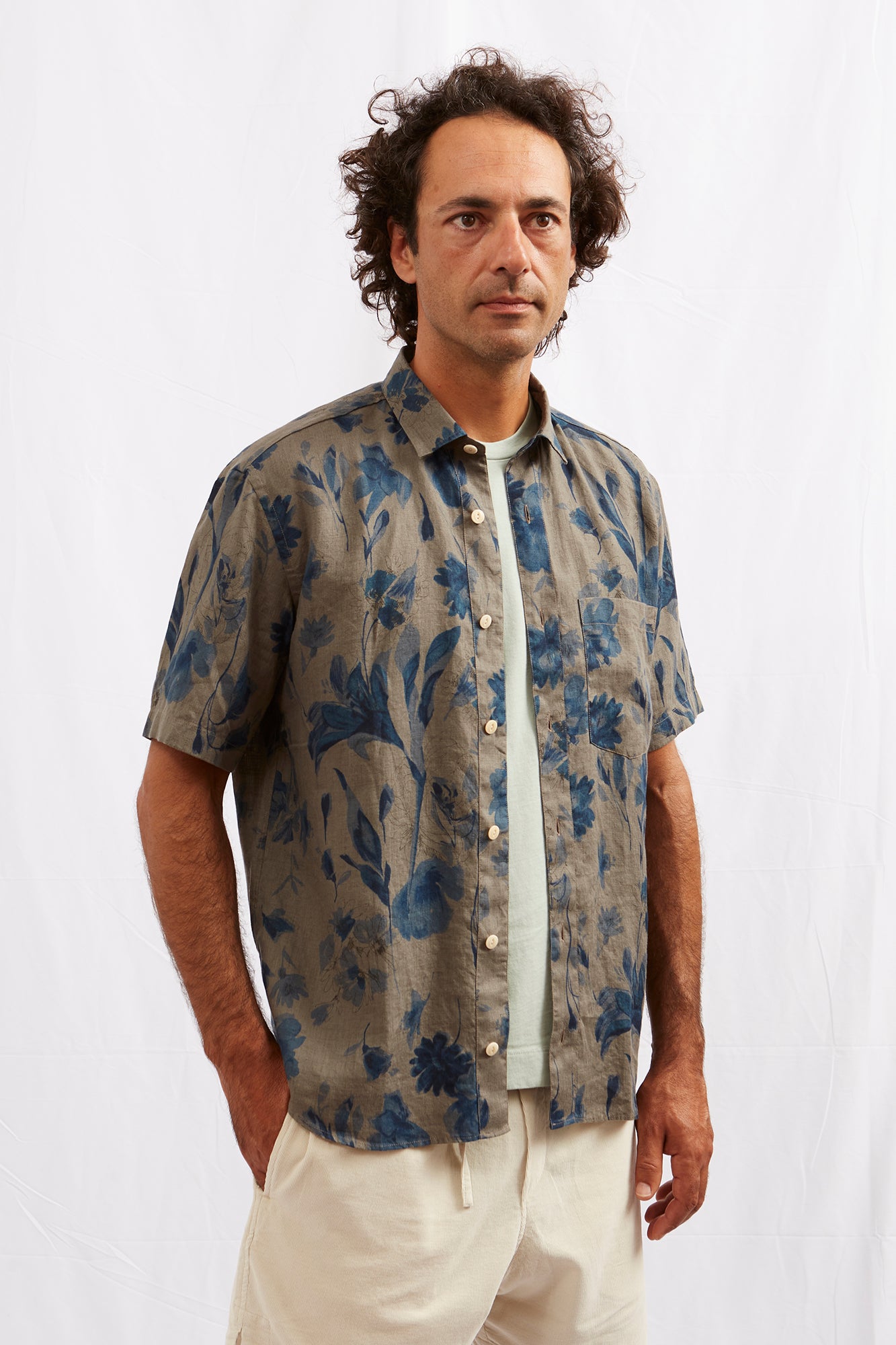 QUADRO hundred linen print 3146