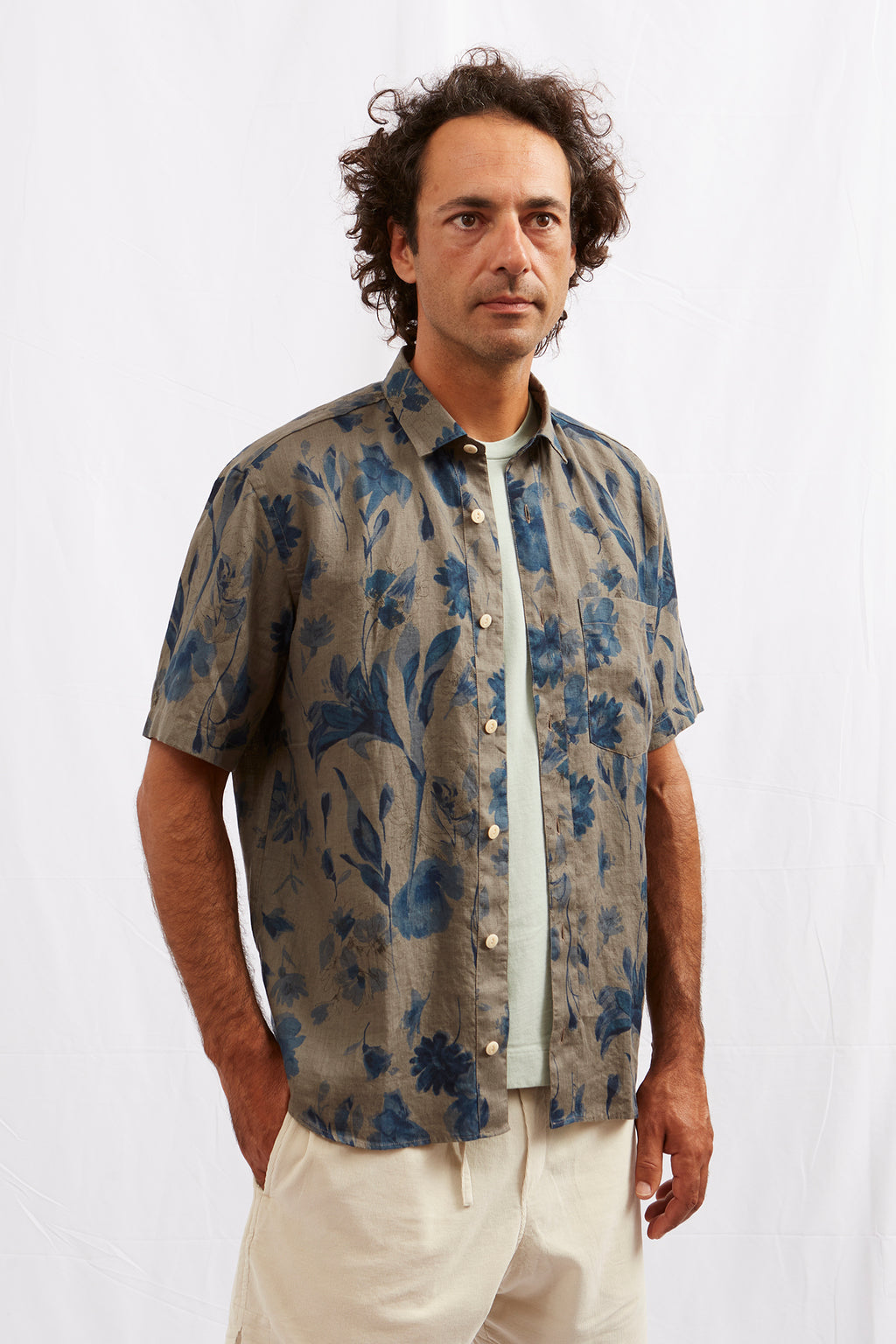 QUADRO hundred linen print 3146
