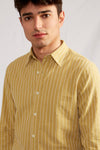 studio mustard dobby stripe 2119