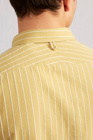 studio mustard dobby stripe 2119