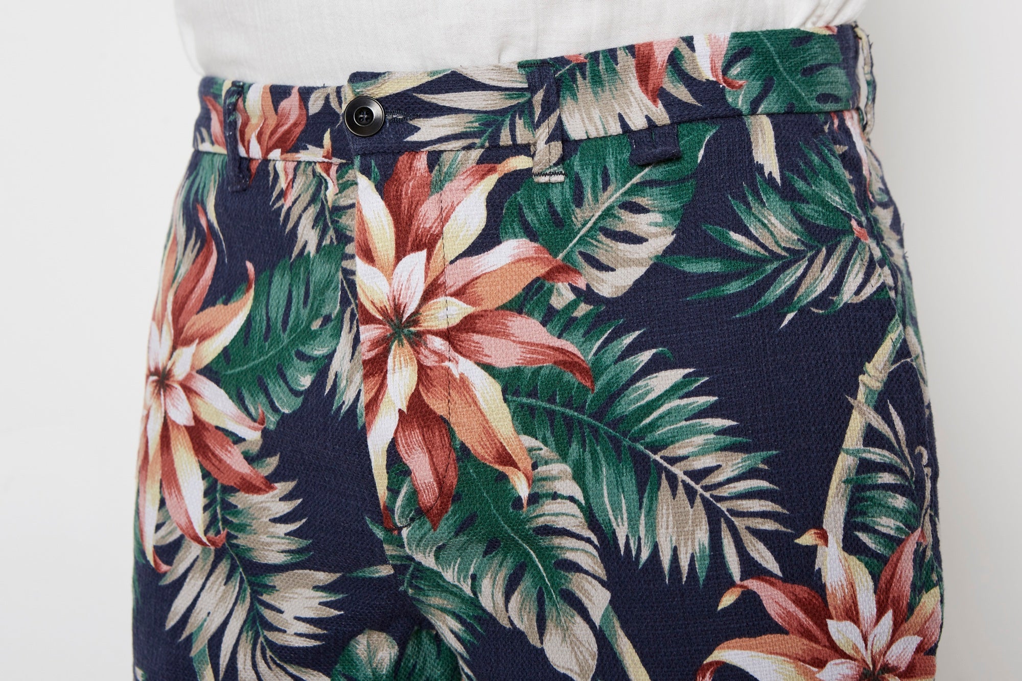 DESERT cotton linen HAWAII print 9101