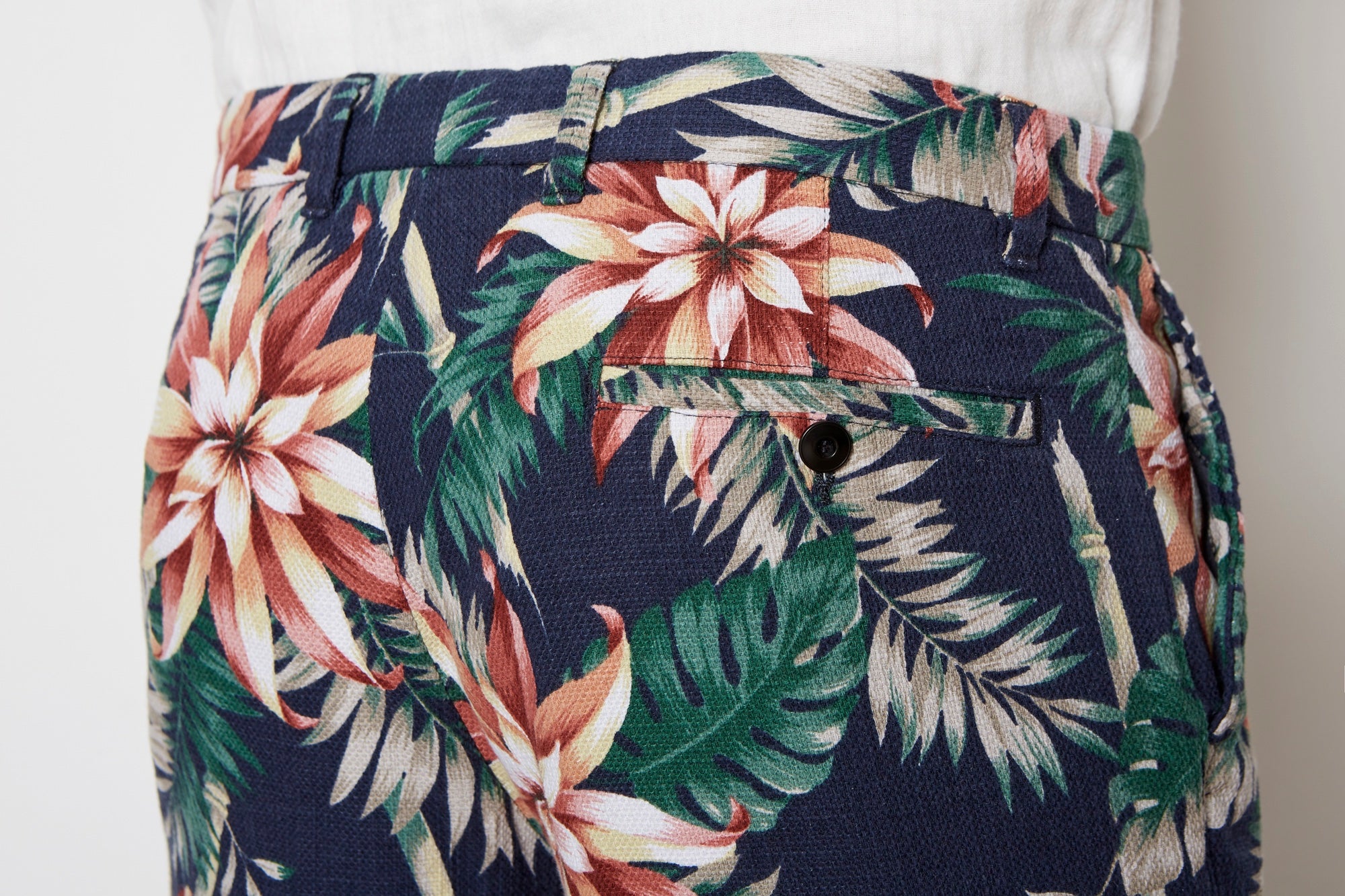 DESERT cotton linen HAWAII print 9101